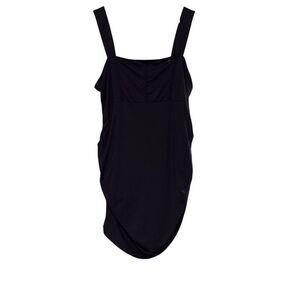 Cider 4XL Black Bodycon Side Ruched Stretchy Mini Cocktail Dress LBD Sexy NWT